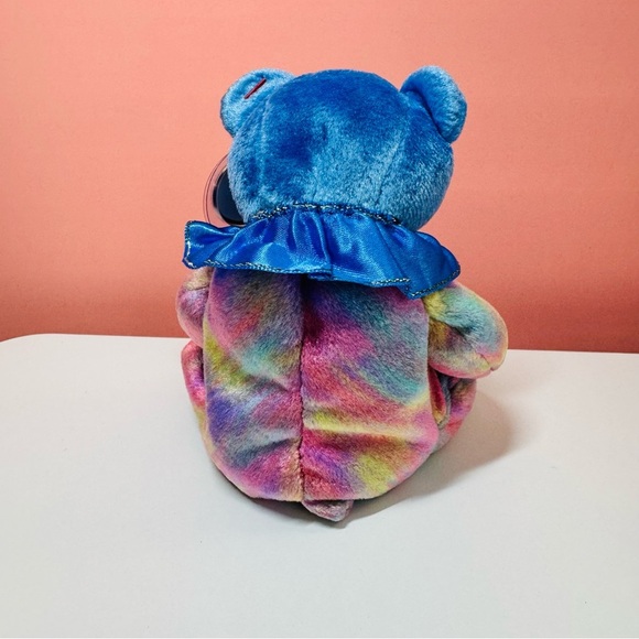 TY Birthday Beanie Baby Bear – September with Sapphire Nose & Tag (2001) - Picture 3 of 9